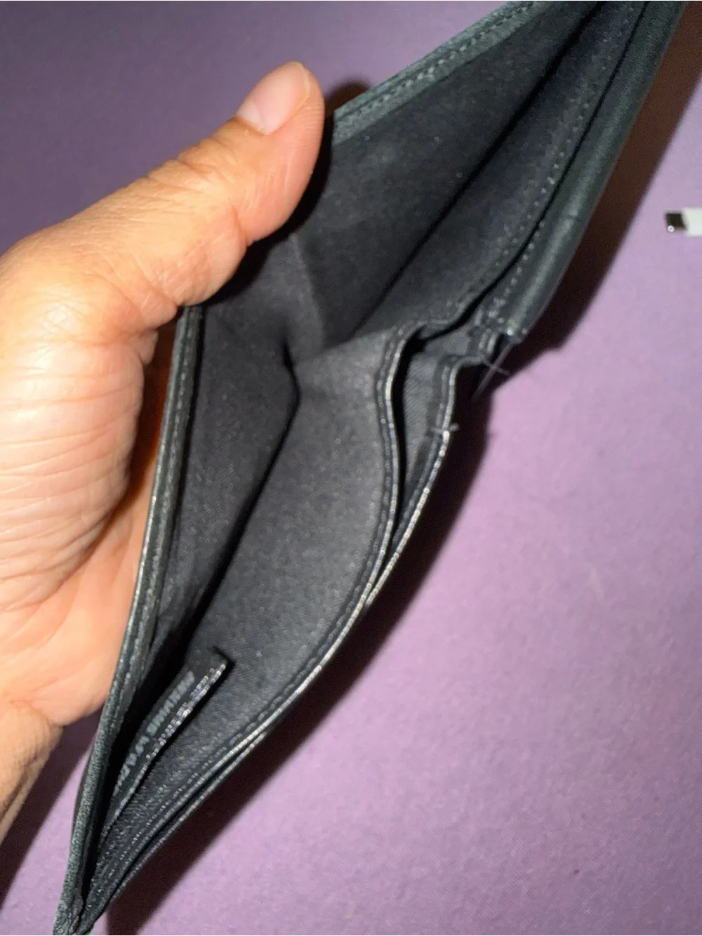 Wilsons Leather Black Leather Bi-Fold Card Holder